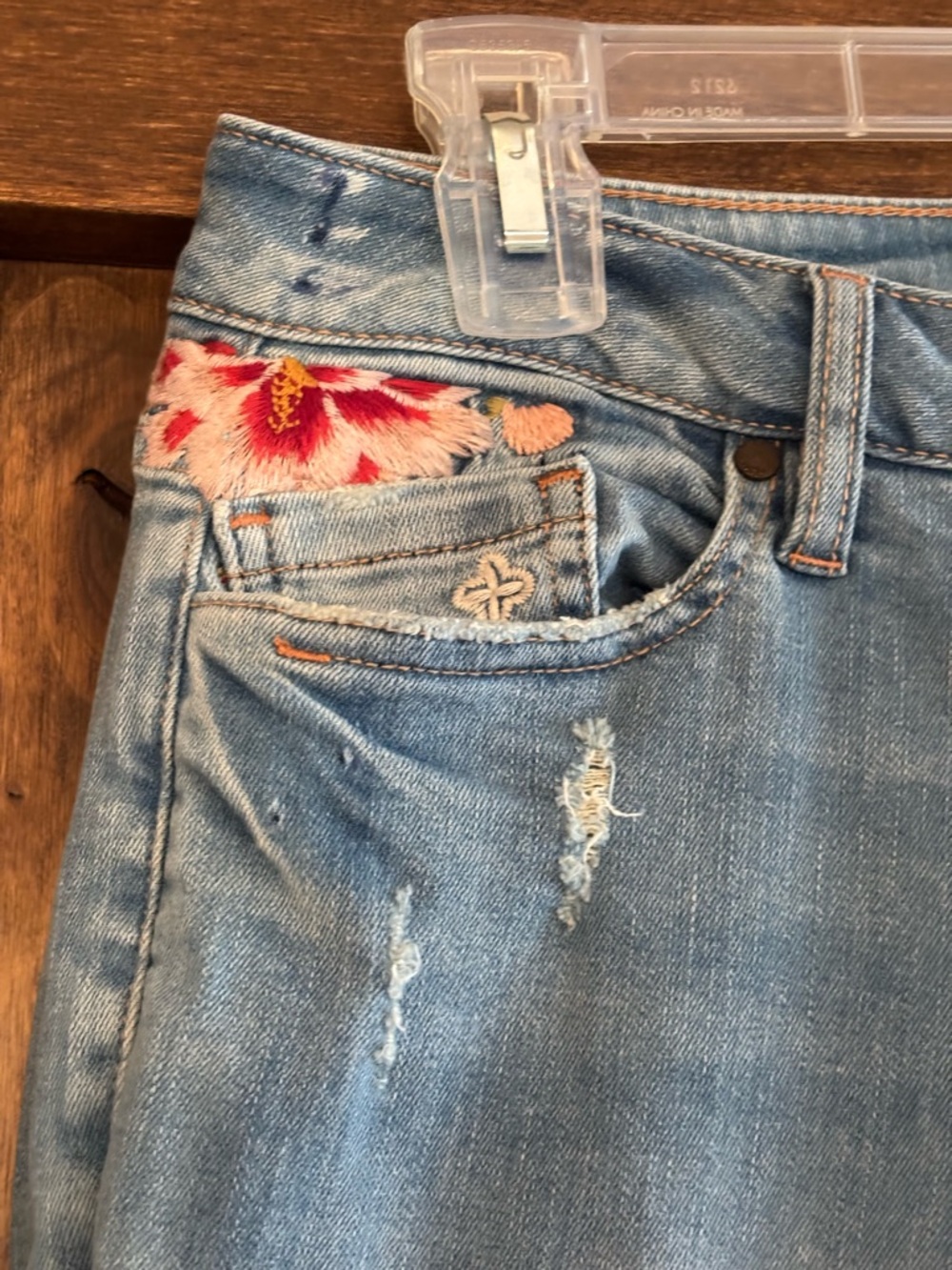 Sundance denim Embroidered Jeans - Picture 3 of 12